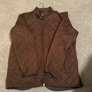 Peter Millar suffolk quilted travel coat size XL